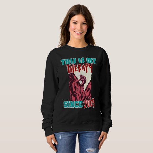This is my therapy since 2009 スウェットシャツ (正面フル)