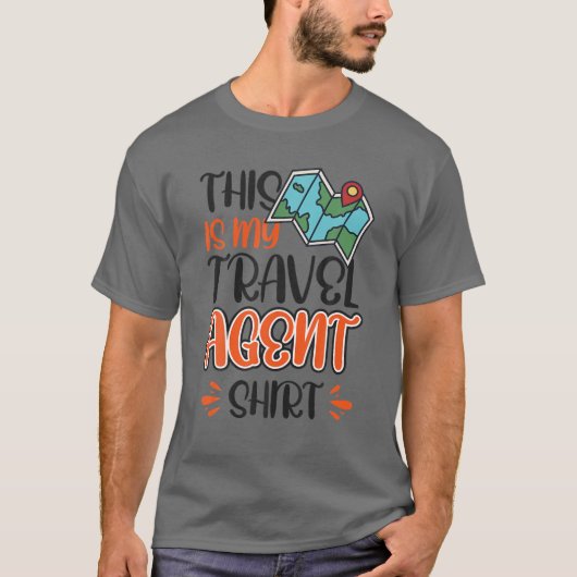 This Is My Travel Agent Tシャツ (正面)