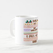This is my ugliest xmas gift ever コーヒーマグカップ (正面左)