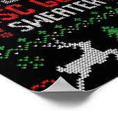 This Is My Ugly Christmas Disc Golf Sweater Disc G ポスター (角)