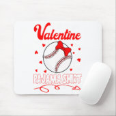 This Is My Valentines Baseball Pajama For Kids Boy マウスパッド (マウス)