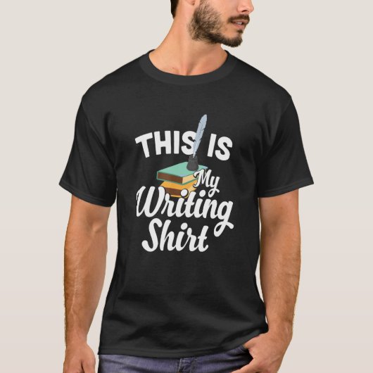 This Is My Writing  Literature for writing fan Tシャツ (正面)