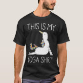 This Is My Yoga  Unicorn Tシャツ (正面)