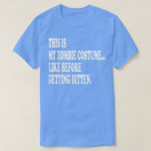 This is my zombie costume tシャツ (デザイン正面)