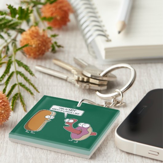 This is not what it looks like キーホルダー (正面右)