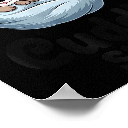 This Is Our Cuddle Shirt Adorable Otters ポスター (角)