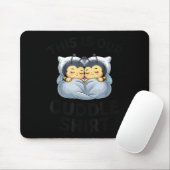 This Is Our Cuddle Shirt Cute Bumble Bee Couple マウスパッド (マウス)