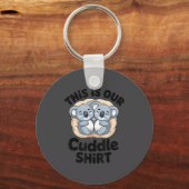 This Is Our Cuddle Shirt Cute Koala Couple キーホルダー (正面)