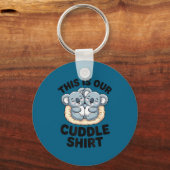This Is Our Cuddle Shirt Cute Koala Couple キーホルダー (正面)