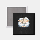 This Is Our Cuddle Shirt Cute Sheep Couple  マグネット (正面/裏面)