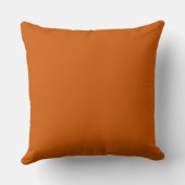 This Is Our Happy Place Burnt Orange Throw Pillow クッション (裏面)