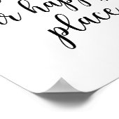 This Is Our Happy Place Custom Wall Art poster  ポスター (角)