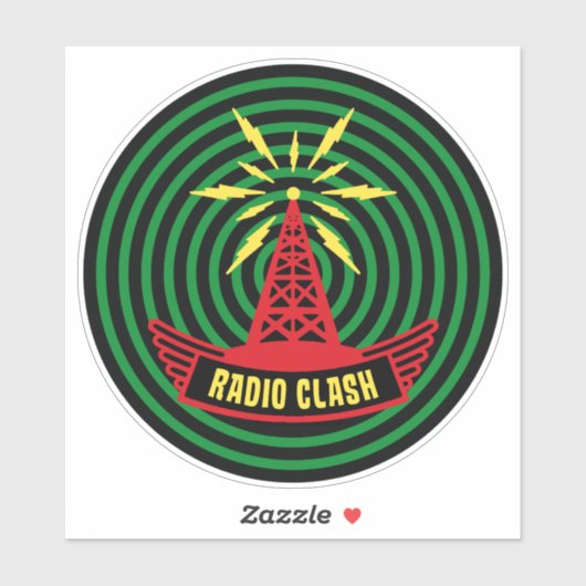 This Is Radio Clash On Pirate Satellite Parody シール (シート)