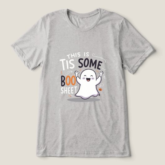 This-Is-Some-Boo-Sheet トライブレンドＴシャツ (デザイン正面)