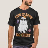 This Is Some Boo Sheet Angry Ghost Halloween Men  Tシャツ (正面)