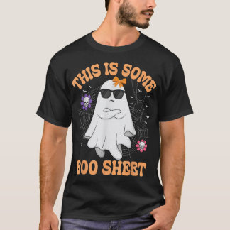 This Is Some Boo Sheet Angry Ghost Halloween Men Tシャツ