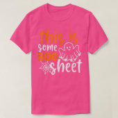 This Is Some Boo Sheet Shirt Funny Halloween Ghost Tシャツ (デザイン正面)
