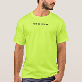 This Is Summer はっきりした」グラフィックTシャ鮮やかツ Tシャツ
