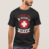This Is Switzerland This Is My Flag  Swiss 1 Tシャツ (正面)