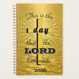 This is the day Gold, 2026 Christian Planner プランナー手帳
