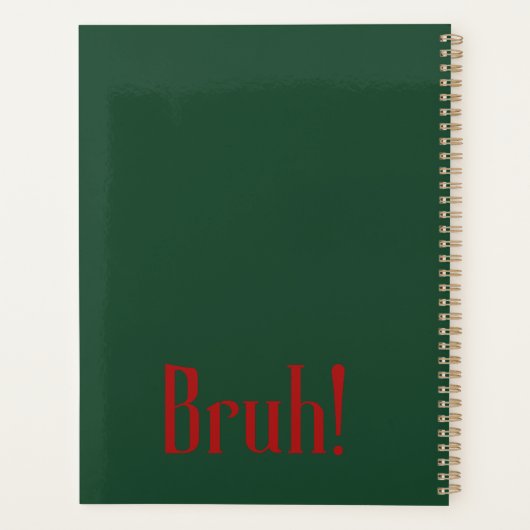 "This is the only present for you" planner プランナー手帳 (裏面)