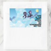 This is the part where you go somewhere better. 長方形シール (バッグ)