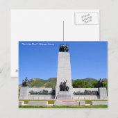 "This is the Place" Monument - Utah ポストカード (正面/裏面)
