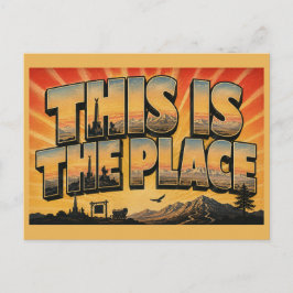 This Is The Place UT モニュメント 山々 バレーアート ポストカード