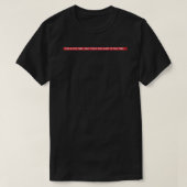 THIS IS THE TIME. (Laurie Anderson - Big Science) Tシャツ (デザイン正面)