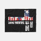 This Is The Turning Int Christian Design フリースブランケット (正面(横))