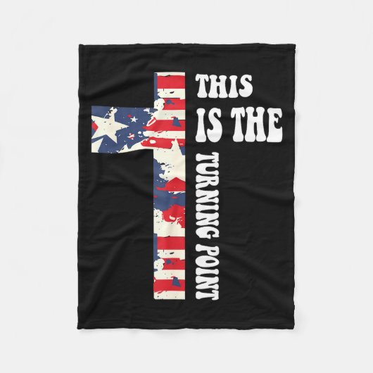 This Is The Turning Int Christian Design フリースブランケット (正面)