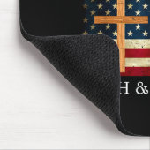 This Is The Turning Point Patriotic Christian Fait マウスパッド (コーナー)