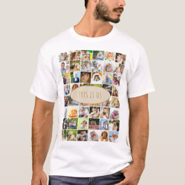 This is Us 40枚フォトコラージュ家族の再会 Tシャツ