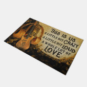 This Is Us Doormat, Instrument Mat Gift ドアマット (アングル)