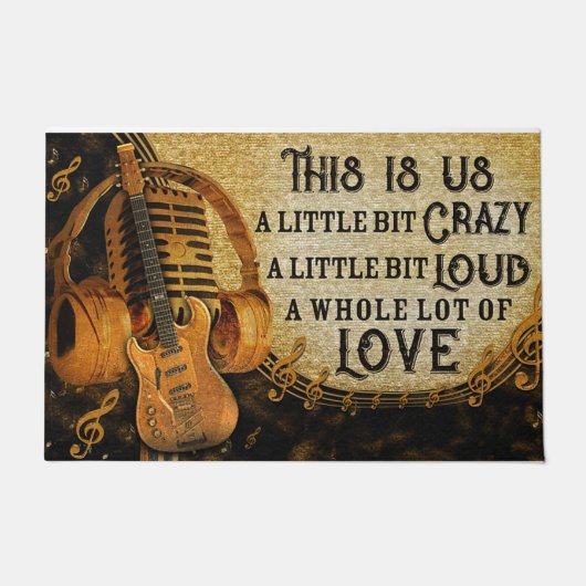 This Is Us Doormat, Instrument Mat Gift ドアマット (正面)