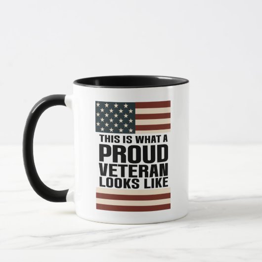 This Is What A Proud Veteran Looks Like - Veterans マグカップ (左)
