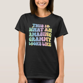 This Is What An Amazing Grammy Looks Like Groovy C Tシャツ