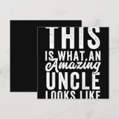 This is What an Amazing Uncle Looks Like セーブザデート (正面/裏面)
