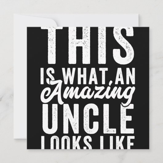 This is What an Amazing Uncle Looks Like セーブザデート (正面)