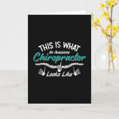 This Is What An Awesome Chiropractor Chiropractic カード (黄色い花)