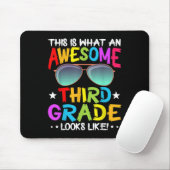 This Is What An Awesome Cute Third Grade Looks Lik マウスパッド (マウス)