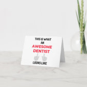 This Is What An Awesome Dentist Looks Like 2 カード (正面)