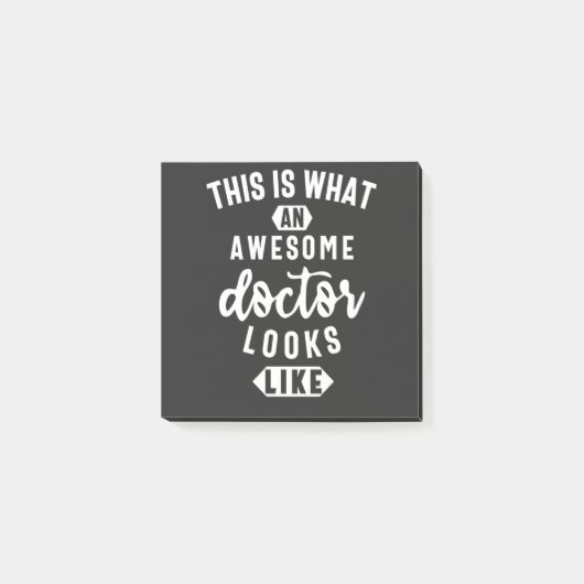 This Is What An Awesome Doctor Looks Like ポストイット (正面)