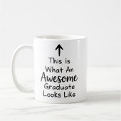 This Is What an Awesome Graduate Looks Like コーヒーマグカップ (左)