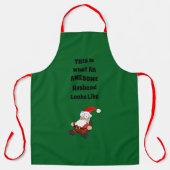 This Is What An Awesome Husband Looks Like エプロン (正面)