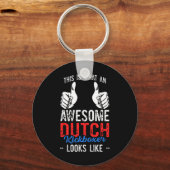 This Is What An Awesome Martial Art Dutch Kickboxi キーホルダー (正面)