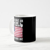 This Is What An Awesome New American Citizen Looks コーヒーマグカップ (正面左)