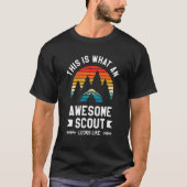 This Is What An Awesome Scout Looks Like Camping C Tシャツ (正面)