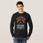 This Is What An Awesome Scout Looks Like Camping C Tシャツ (正面フル)