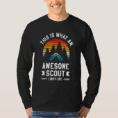 This Is What An Awesome Scout Looks Like Camping C Tシャツ (正面)
